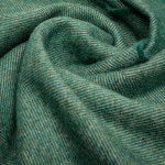 Cashmere Herringbone Scarf in Emerald