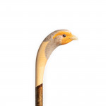 Hand Carved Grey Partridge Walking Stick
