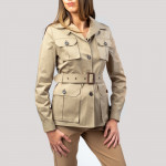 Ladies Blixen Safari Jacket in Sand