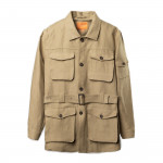 Linen Selous Safari Jacket in Hessian