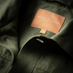 Linen Selous Safari Jacket  in Plains Green