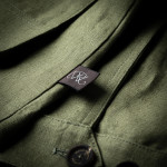 Linen Selous Safari Jacket  in Plains Green