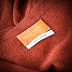 Ladies Cashmere Harwood Cardigan in Capsicum