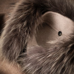 Ladies Bella Jacket With Fur Collar