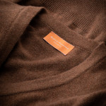 Ladies Cashmere Harwood Cardigan in Walnut