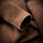 Ladies Cashmere Harwood Cardigan in Walnut