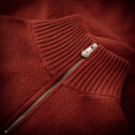 Cashmere Malvern 1/4 Zip in Capsicum
