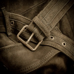 Ladies Wonder Woman Jacket  in Olive Goat Suede