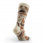 Camo Crew Socks in Sand