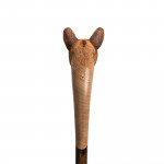 Hand Carved Chinese Water Deer Walking Stick