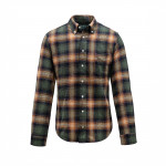 Brushed Melange Shirt in Olive