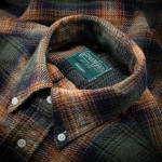 Brushed Melange Shirt in Olive