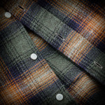 Brushed Melange Shirt in Olive