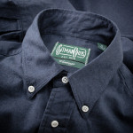 Classic Flannel Shirt in Navy