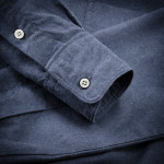 Classic Flannel Shirt in Navy