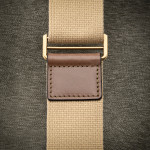 Bishop Bag in Swiss Army Salt & Pepper Fabric