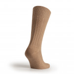 Wool Boot Socks in Camel