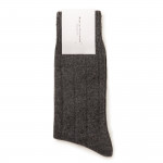 Cashmere & Wool Blend Boot Socks in Grey