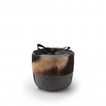 Small Luxury Candle with Zebra Hide