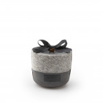 Small Luxury Candle with Cow Hide