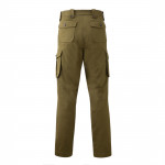 Safari Trousers in Green Herringbone
