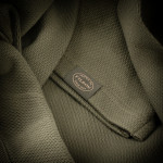 Waffle Knit Crewneck in Mossy Rock