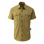 Short Sleeve Campaign Shirt in Khaki
