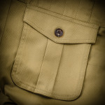 Short Sleeve Campaign Shirt in Khaki
