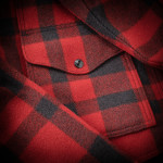 Mackinaw Cruiser in Red & Black Plaid