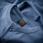 S/S Frontier Henley T-Shirt in Light Blue