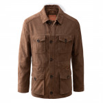 Stanhope Perforated Suede Safari Jacket