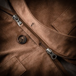 Stanhope Perforated Suede Safari Jacket