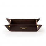 Leather Tray in Dark Tan
