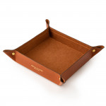 Leather Tray in Mid Tan
