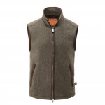 Lyell Wool Fleece Gilet in Woodland