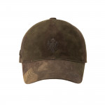 Leather Ball Cap in Camo