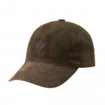Leather Ball Cap in Camo