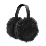 Sheepskin Earmuffs in Black
