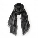 Signature Cashmere Scarf in Charcoal