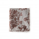 Signature Cashmere Hunting Scarf in Aubergine
