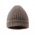 Anglesey Cashmere Knit Cap in Driftwood