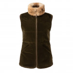 Ladies Reversible Gilet with Velvet and Gnu