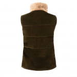 Ladies Reversible Gilet with Velvet and Gnu