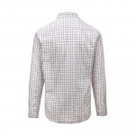 Westley Richards Tattersall Shirt in Bark & Navy