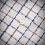 Westley Richards Tattersall Shirt in Bark & Navy