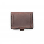 Small 5Rd Closed Ammunition Belt Wallet in Dark Tan
