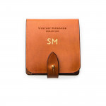 Medium 5Rd Closed Ammunition Belt Wallet in Mid Tan