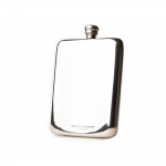 8oz Hip flask in Mid Tan