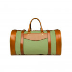 Medium Sutherland Bag in Safari Green and Mid Tan