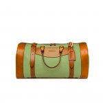 Medium Sutherland Bag in Safari Green and Mid Tan